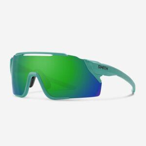 Smith Optics Attack MAG MTB Matte Jade ChromaPop w/2 Lenses EUC